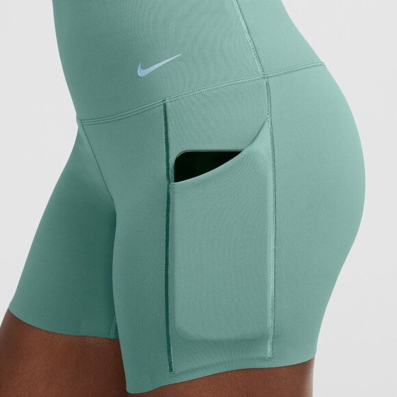 Nike Women's Universa Medium-Support High-Waisted 5" Biker Shorts - Picture 2 of 10
